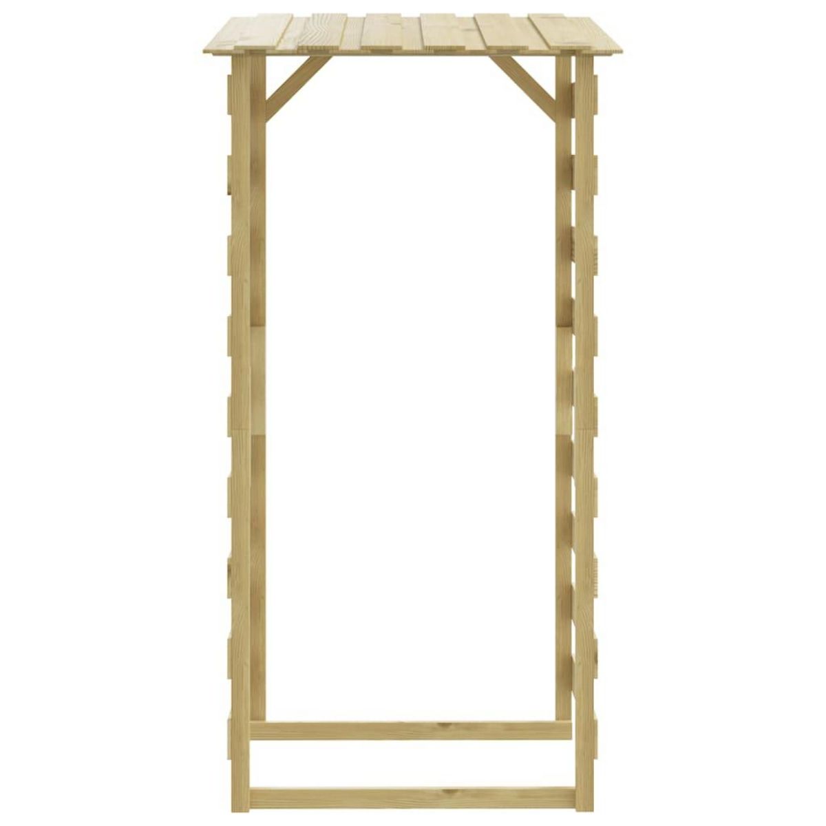 VIDAXL Pergolas avec toits 2 pcs 100x90x200 cm Bois de pin impregne