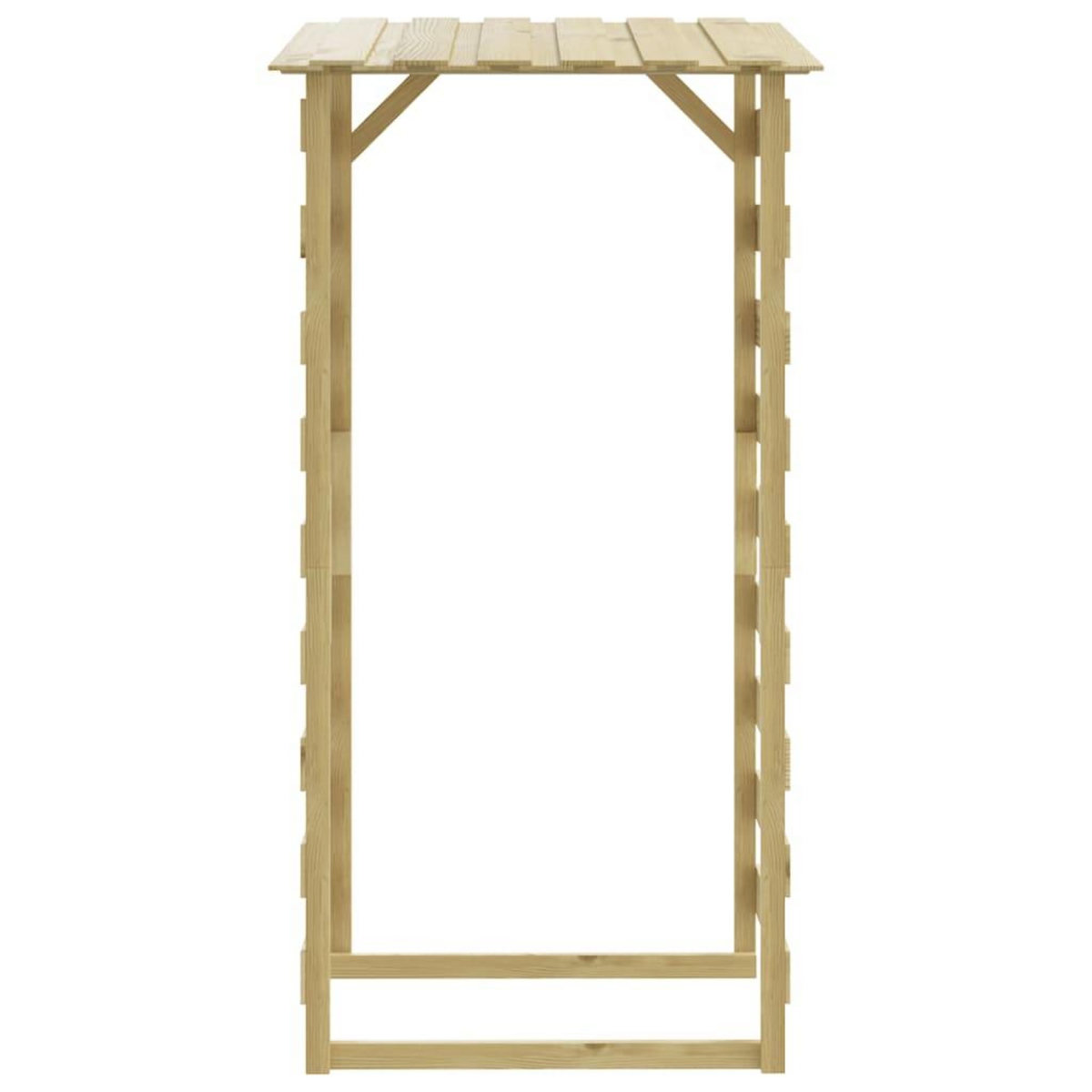 VIDAXL Pergolas avec toits 2 pcs 100x90x200 cm Bois de pin impregne