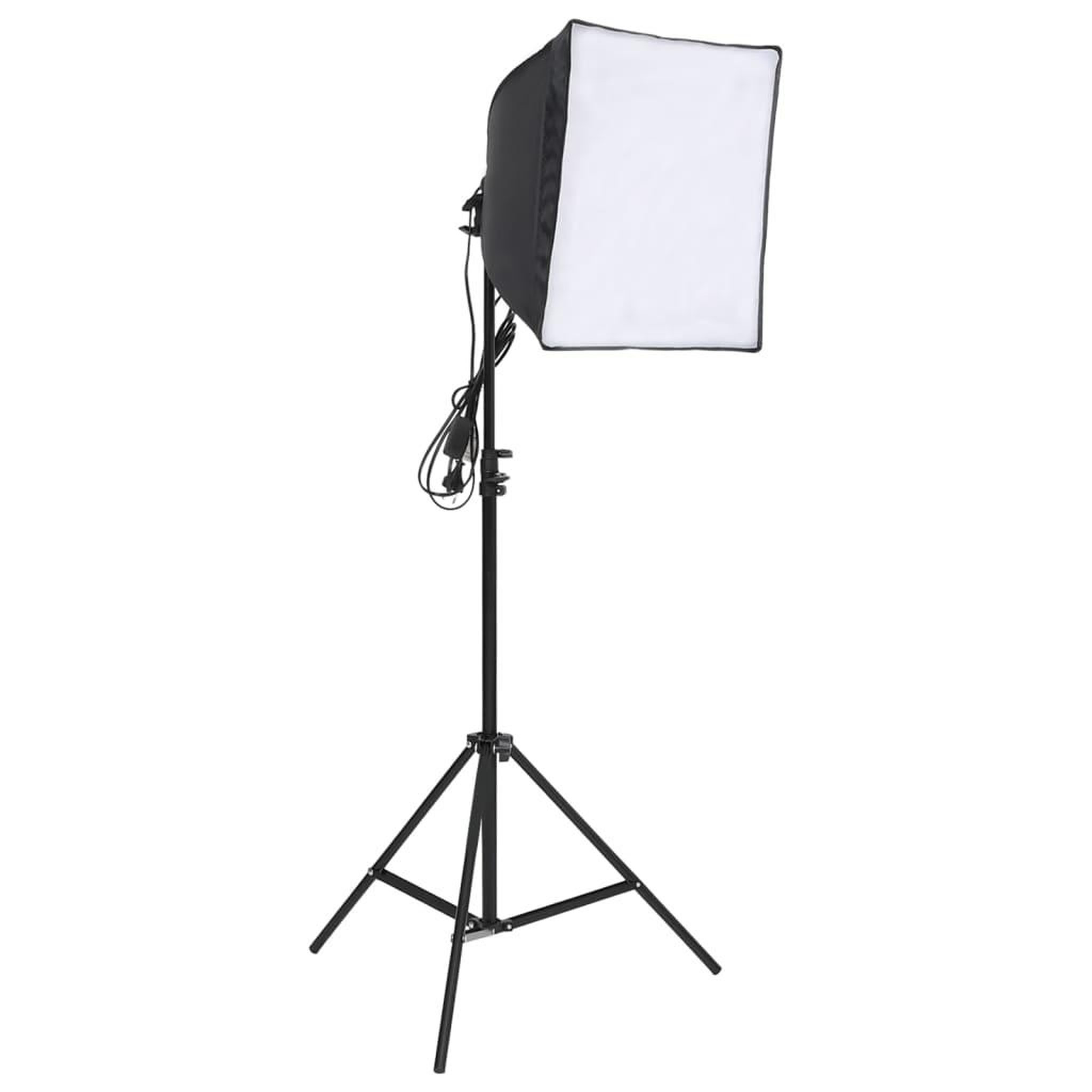 Voir la diapositive 4 : VIDAXL Kit de studio photo avec eclairage toile de fond et reflecteur