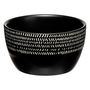 Voir la diapositive 2 : SECRET DE GOURMET Service Apéritif 4 Pièces  Ethnique  32cm Noir & Blanc
