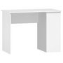 Voir la diapositive 2 : VIDAXL Bureau Blanc 100x55x75 cm Bois d'ingenierie