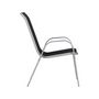 Voir la diapositive 4 : Habitat et Jardin Fauteuil jardin Textilène  Cordoba  - Phoenix - Noir - Lot de 2