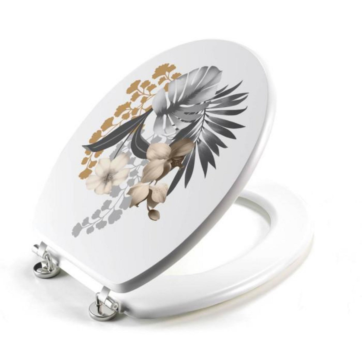 Paris Prix Abattant WC Déco  Kelly  46cm Blanc