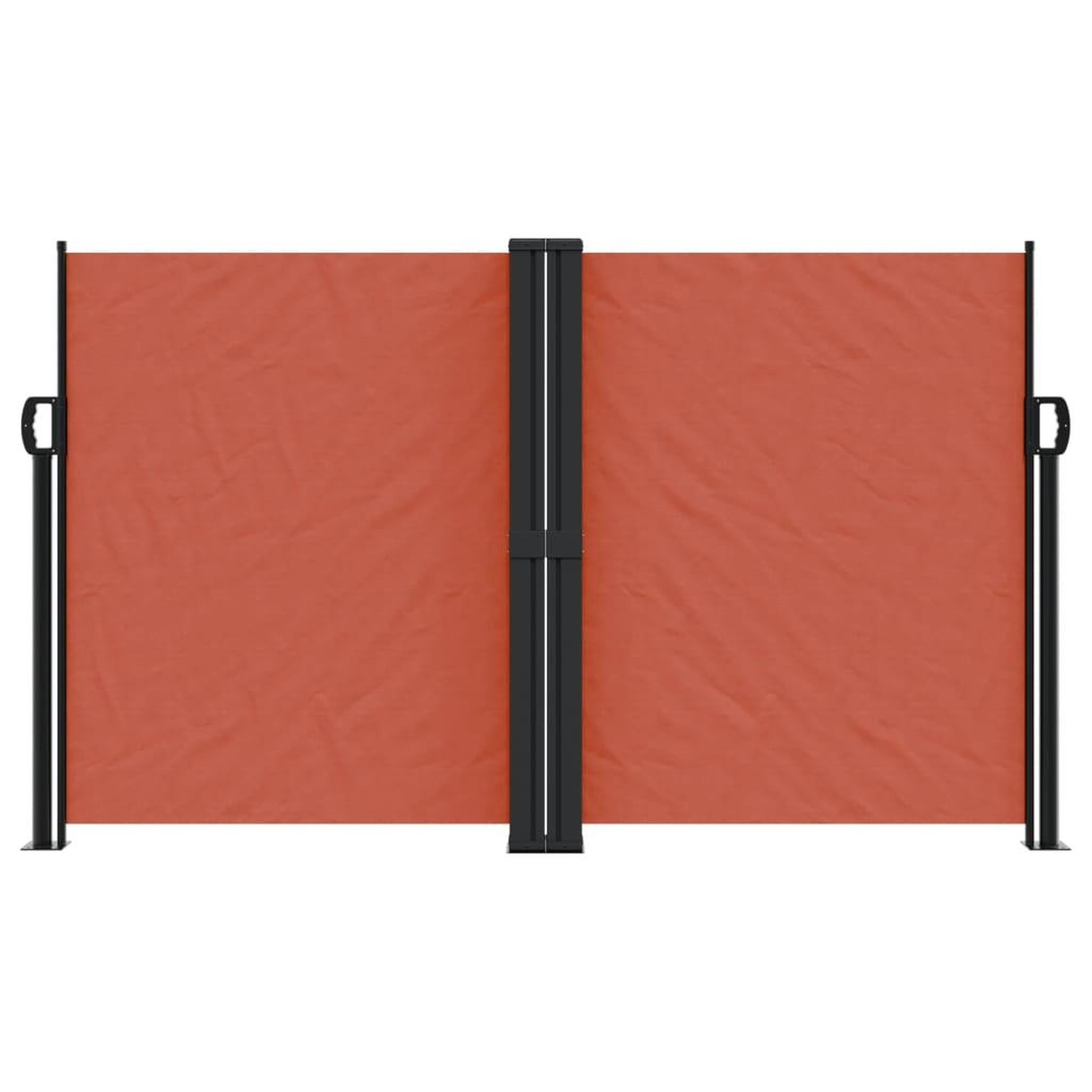 Voir la diapositive 3 : VIDAXL Auvent lateral retractable terre cuite 140x600 cm