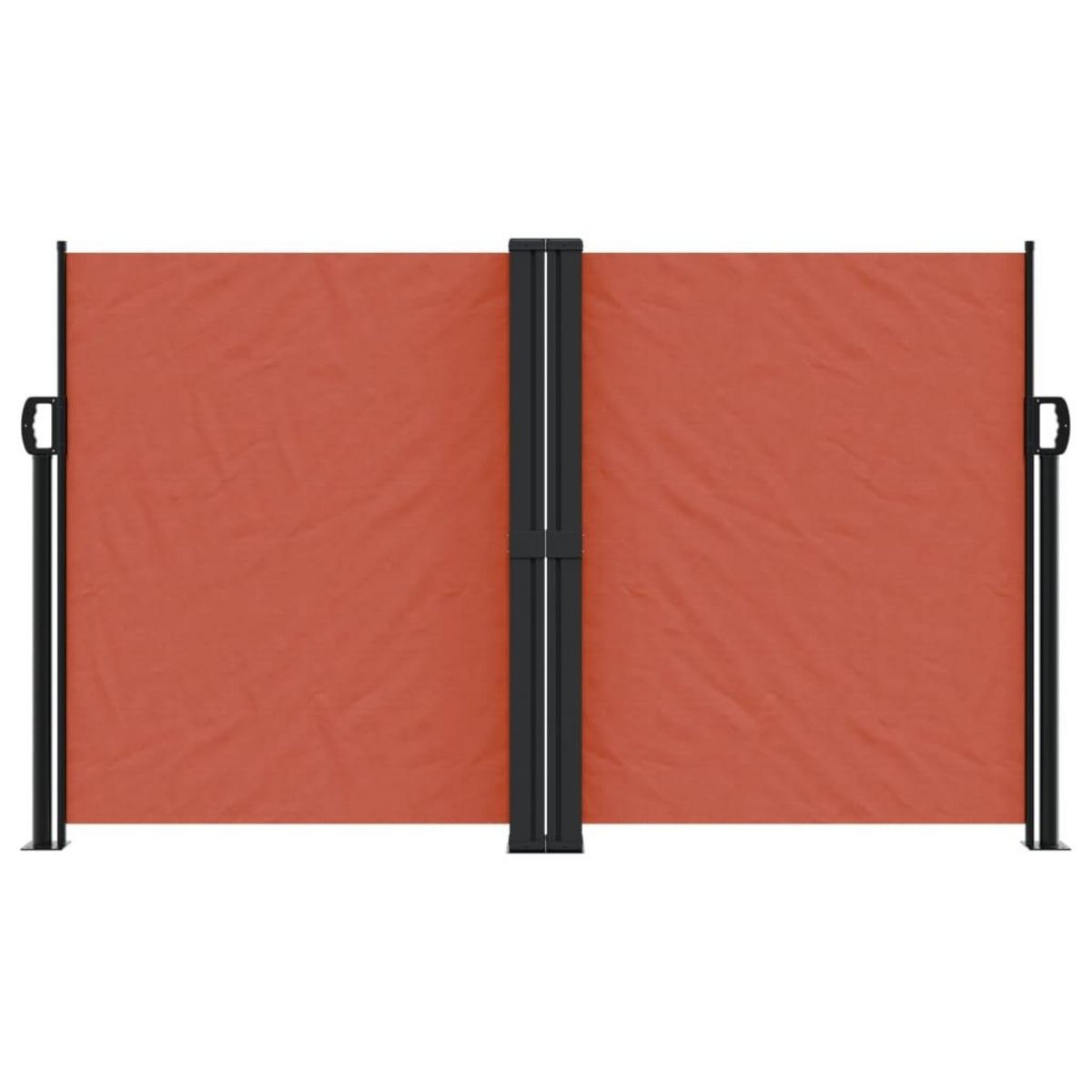 VIDAXL Auvent lateral retractable terre cuite 140x600 cm