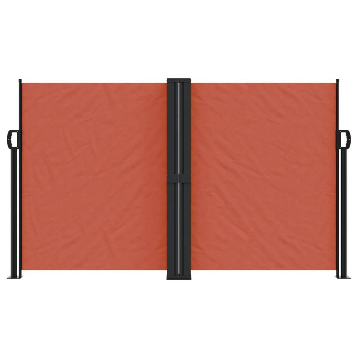 VIDAXL Auvent lateral retractable terre cuite 140x600 cm