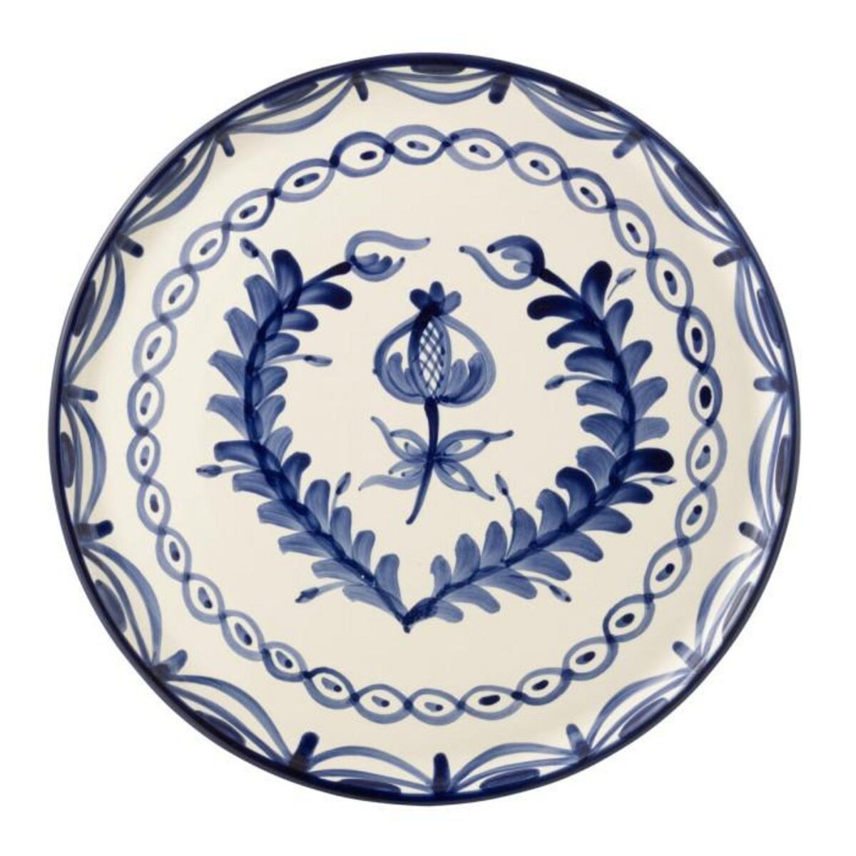 Paris Prix Assiette de Présentation en Céramique  Granada  34cm Bleu Cobalt