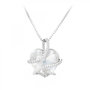 Voir la diapositive 1 : SC CRYSTAL Collier coeur SC Crystal orné de Cristaux scintillants