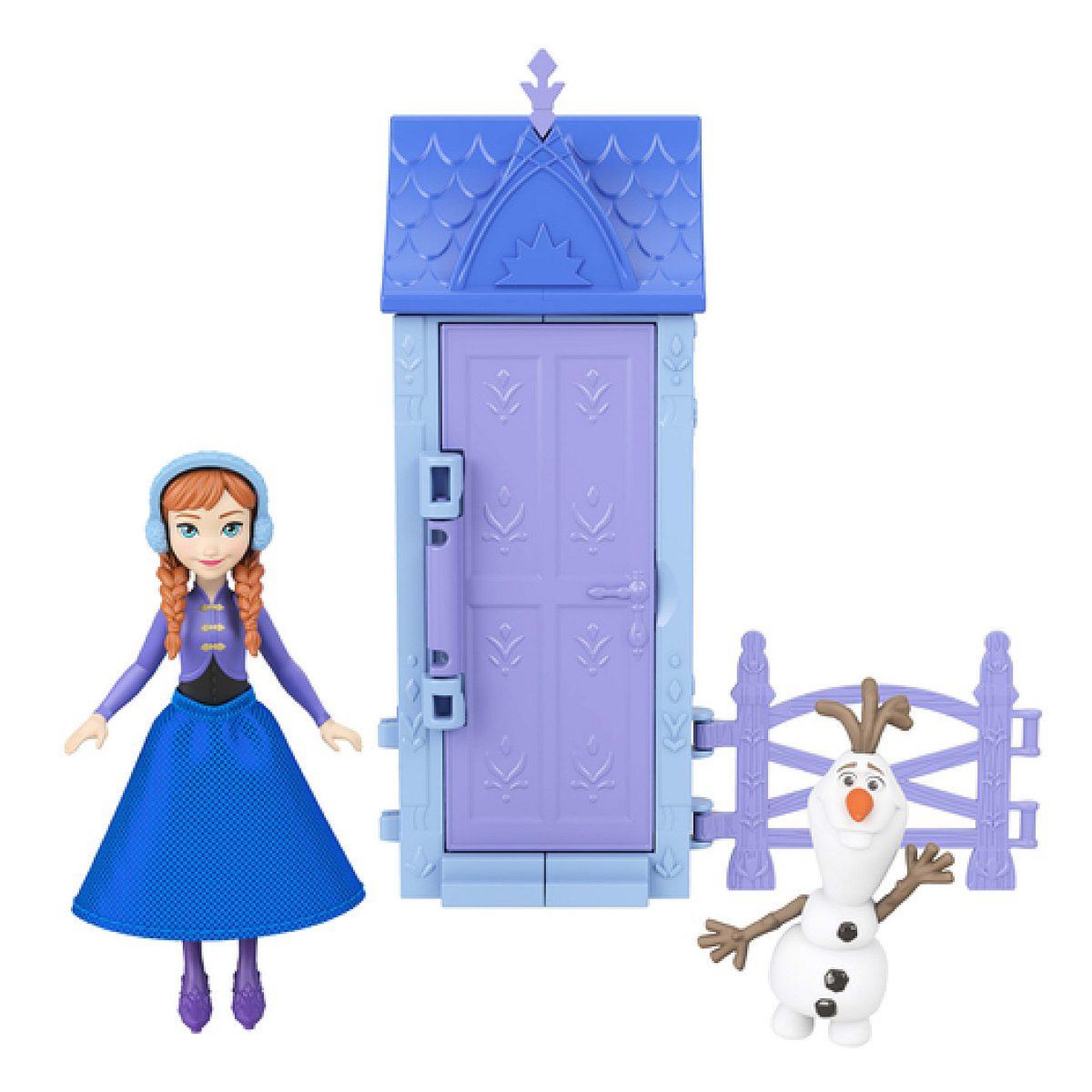 Voir la diapositive 2 : MATTEL La reine des neiges – maisonnettes d'arendelle surprise