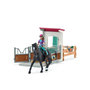 Voir la diapositive 2 : Schleich Horse Box Lisa et Storm, Figurine cheval et accessoires, SCHLEICH 42709 Horse Club, des 5 ans