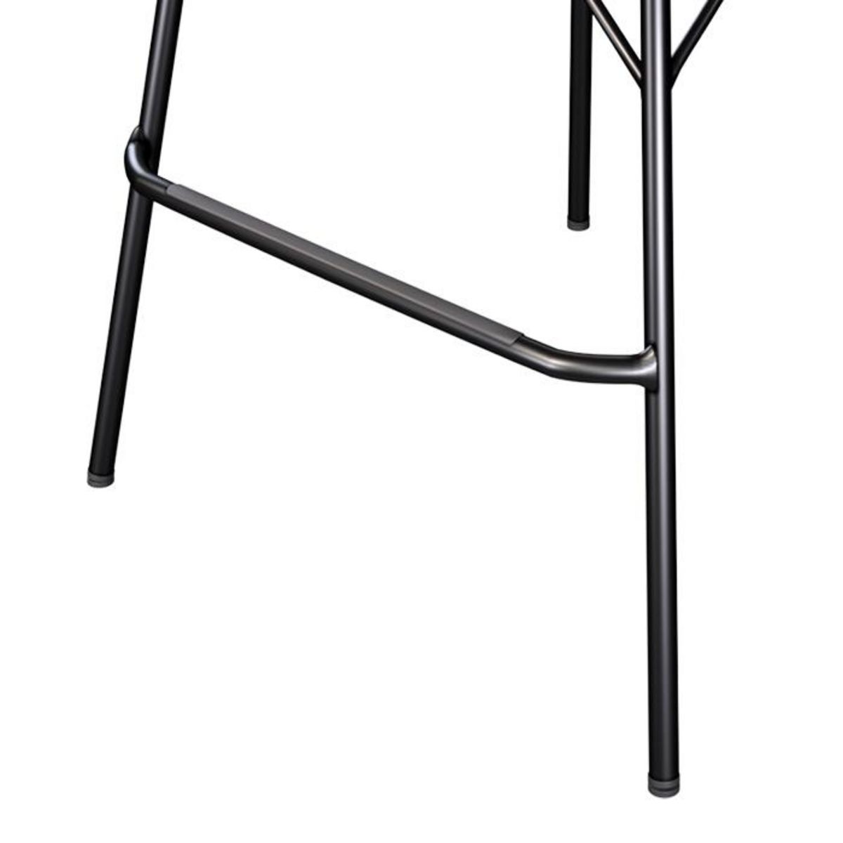 Rendez vous déco Lot de 2 chaises pour îlot central 63 cm en résine tressée marron - Palma