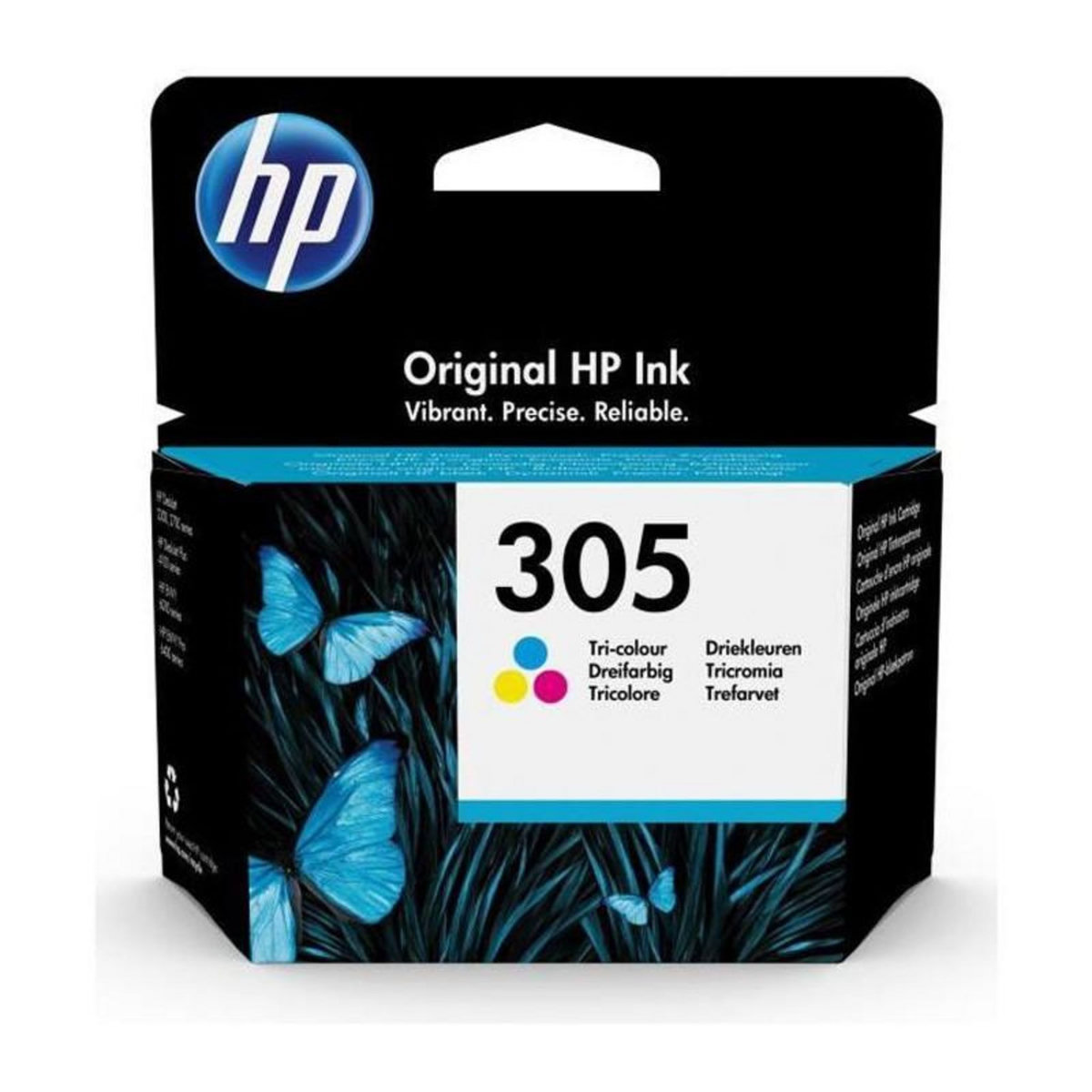 HP HP 305 Cartouche dencre trois couleurs authentique 3YM60AE pour HP DeskJet 2300/2710/2720/Plus4100, HP Envy 6000/Pro 6400