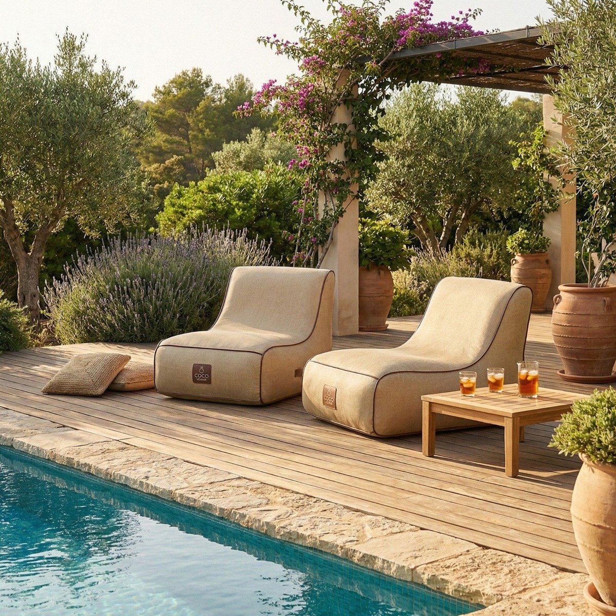 COCO LOUNGE Coco Lounge Fauteuil gonflable RIVIERA - Plusieurs coloris disponibles