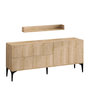 Voir la diapositive 1 : Habitat et Jardin Buffet en bois  Stella  - 180 x 40 x 55 cm - Chêne Saphir