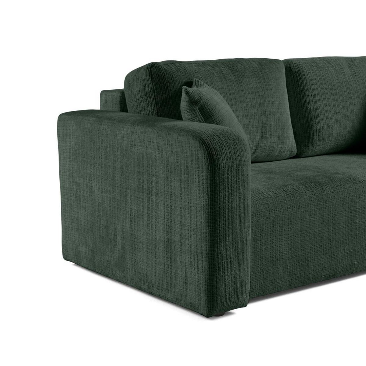 BEST MOBILIER Miro - canapé droit 2 places - en velours texturé