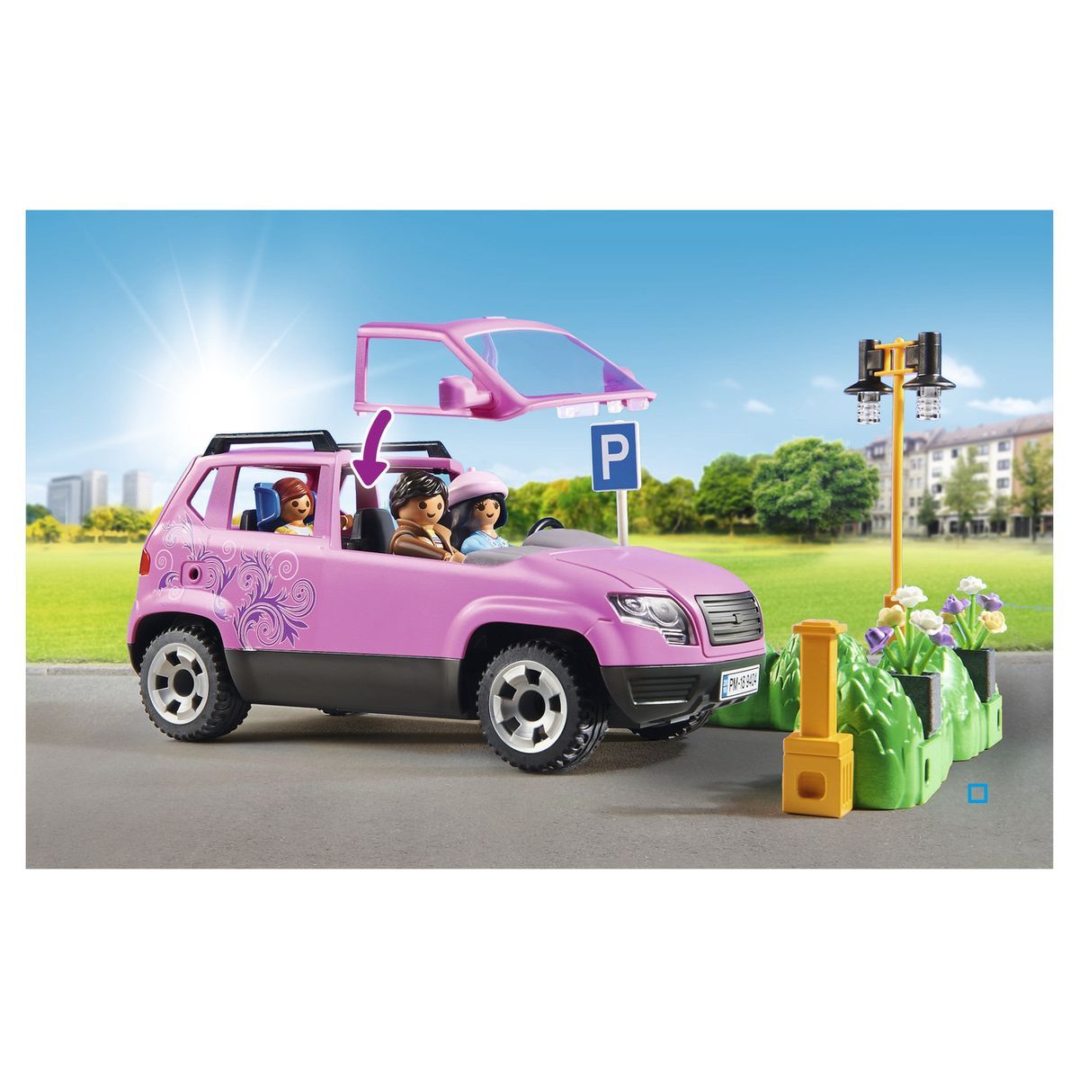 PLAYMOBIL 9404 - City Life - Voiture familiale