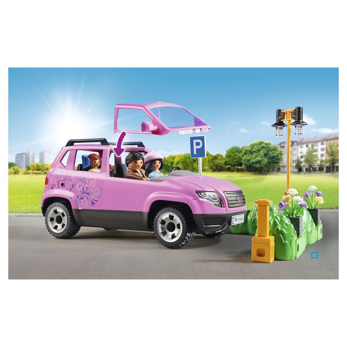 PLAYMOBIL 9404 - City Life - Voiture familiale