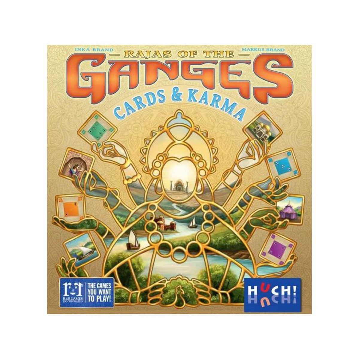 Jeu de stratégie Huch Rajas of the Ganges Cards & Karma