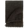 Voir la diapositive 1 : VIDAXL Couverture en coton 220 x 250 cm Anthracite/Marron