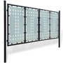 Voir la diapositive 2 : VIDAXL Portail simple de cloture Noir 300x175 cm
