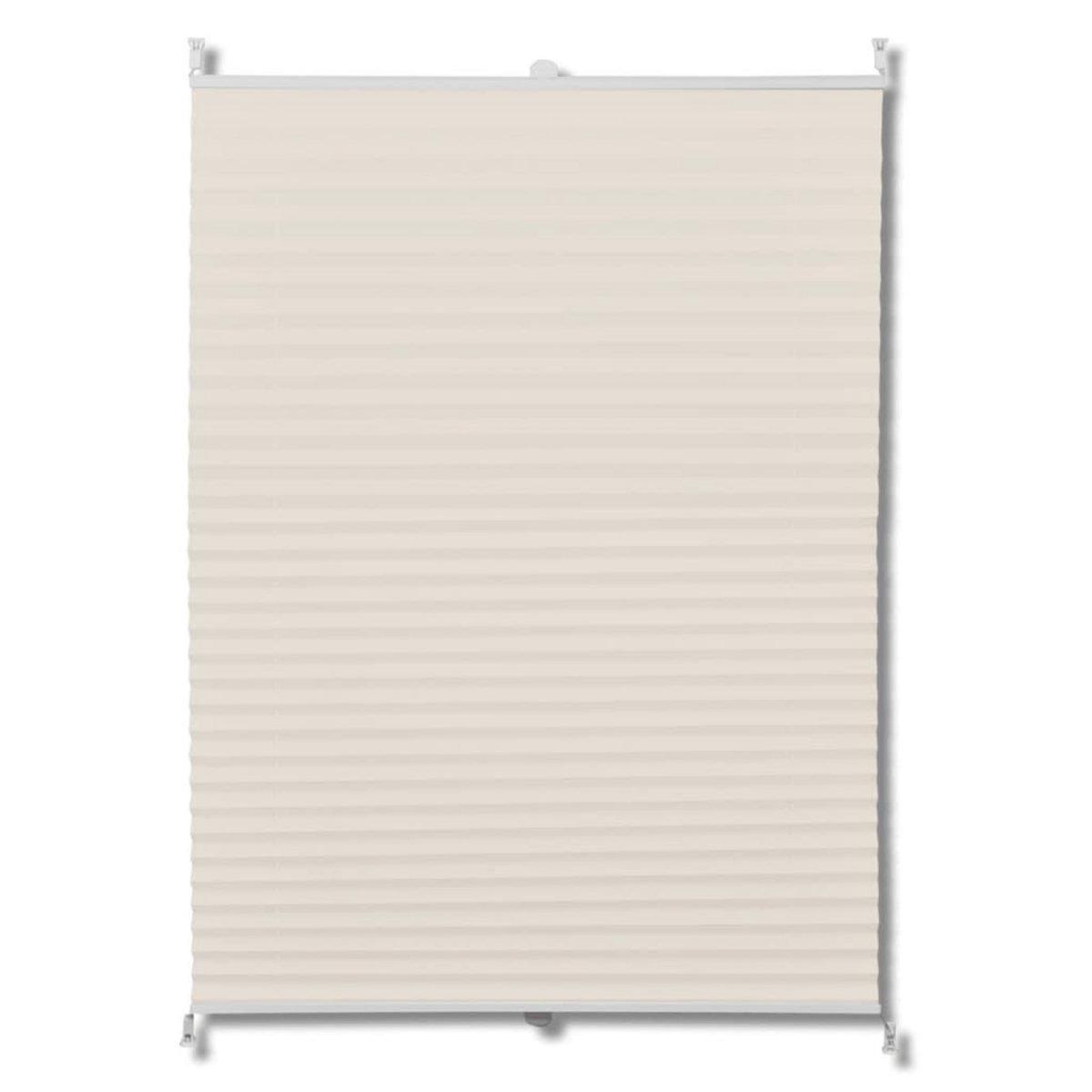 VIDAXL Store plisse 110x125 cm Creme
