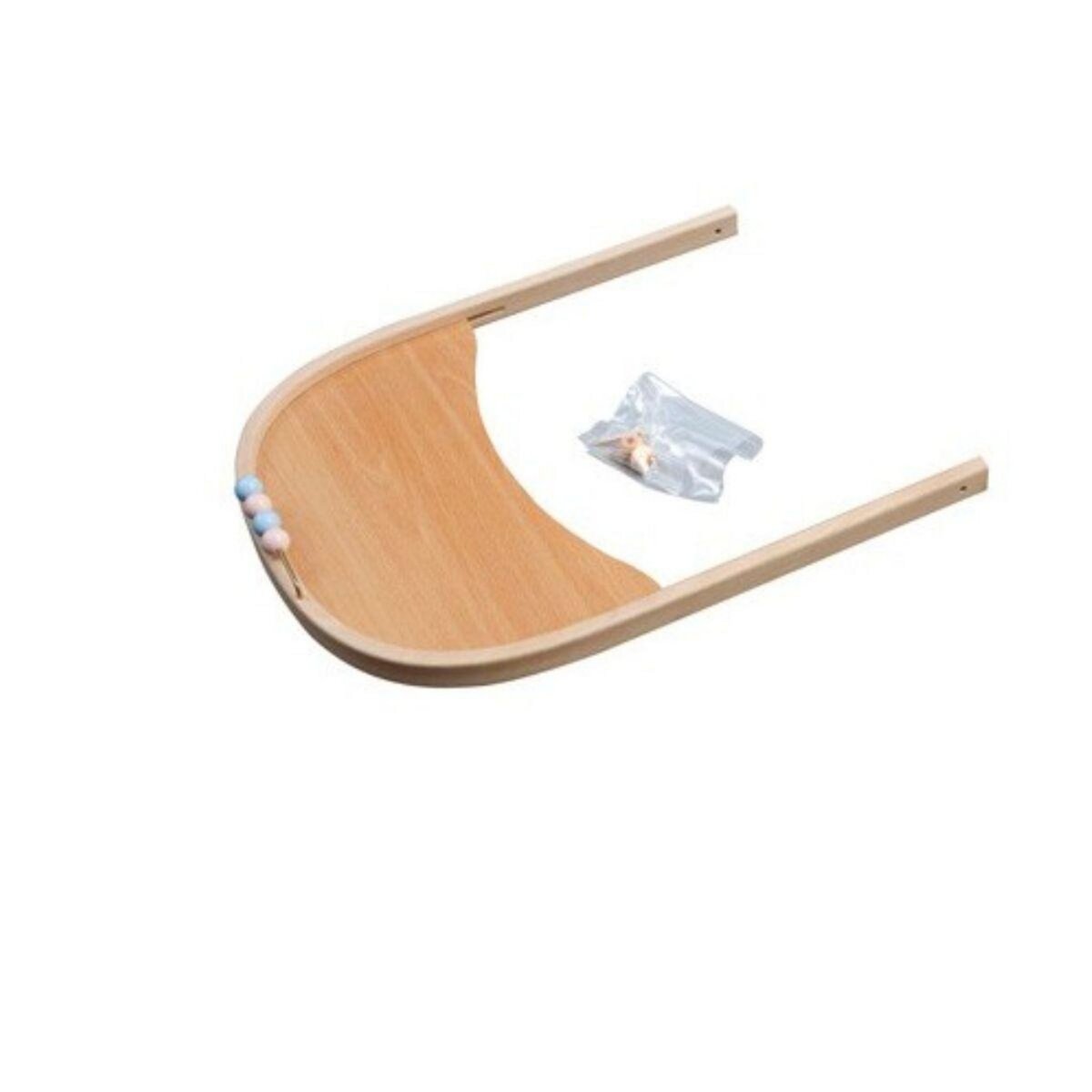 COMBELLE Tablette en Bois Naturel pour Chaise Haute Marcel & André