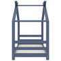 Voir la diapositive 3 : VIDAXL Cadre de lit d'enfant Gris Bois de pin massif 70x140 cm