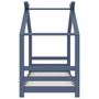Voir la diapositive 3 : VIDAXL Cadre de lit d'enfant Gris Bois de pin massif 70x140 cm