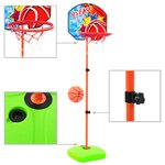 VIDAXL Ensemble de panier et de ballon de basket pour enfants