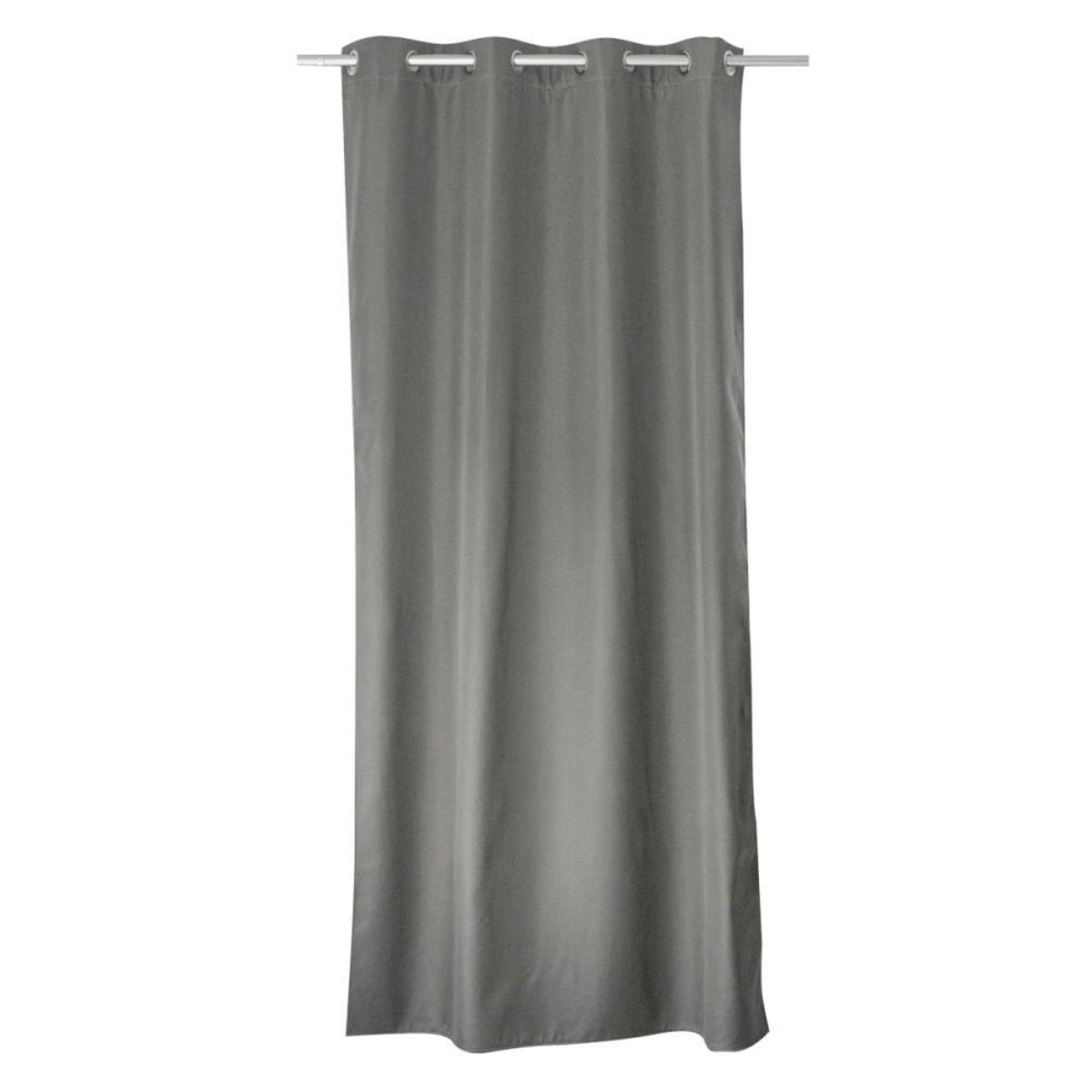 DECOSTARS Rideau thermique et occultant GLACIER 135x240 gris clair