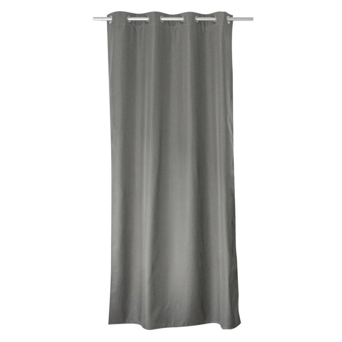 DECOSTARS Rideau thermique et occultant GLACIER 135x240 gris clair