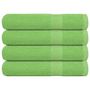 Voir la diapositive 1 : VIDAXL Serviettes de sauna 4 pcs vert pomme 80x200 cm 100% coton