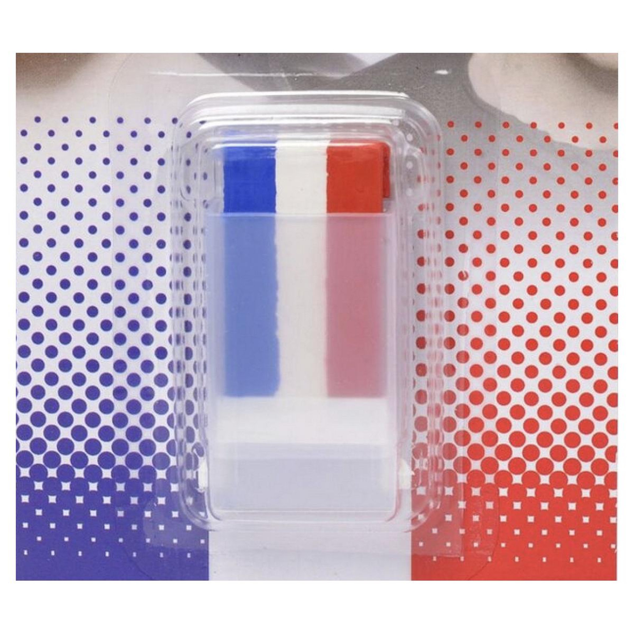 PartyPro Maquillage 3 en 1 Crayon - Bleu blanc rouge