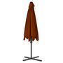 Voir la diapositive 4 : VIDAXL Parasol de jardin avec mat en acier terre cuite 300x230 cm