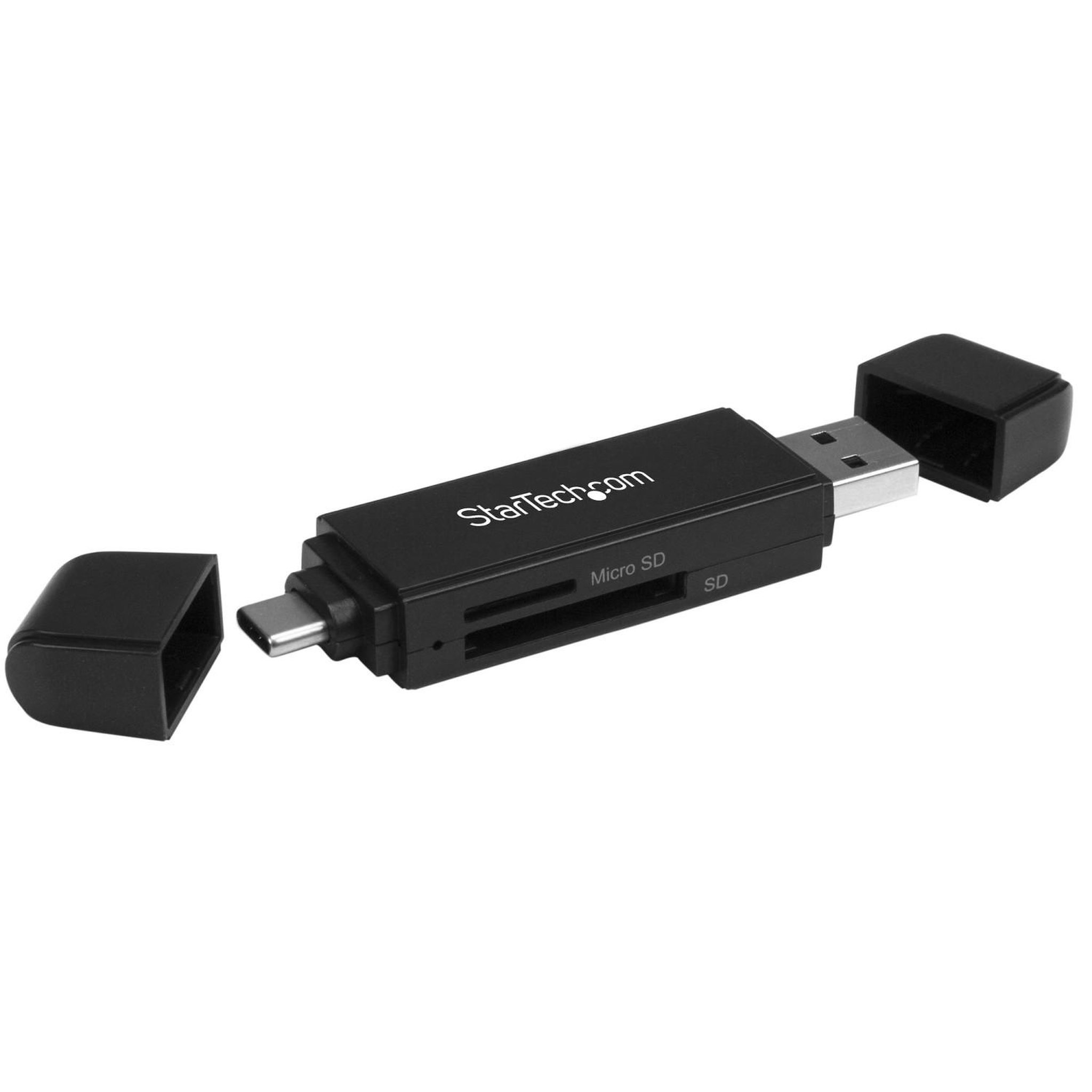 Voir la diapositive 3 : Startech Startech.com sdmsdrwu3ac lecteur de carte mémoire usb 3.2 gen 1 (3.1 gen 1) type-a/type-c noir