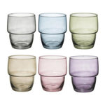 SECRET DE GOURMET Lot de 6 Verres à Eau  Rodrig'eau  28cl Multicolore