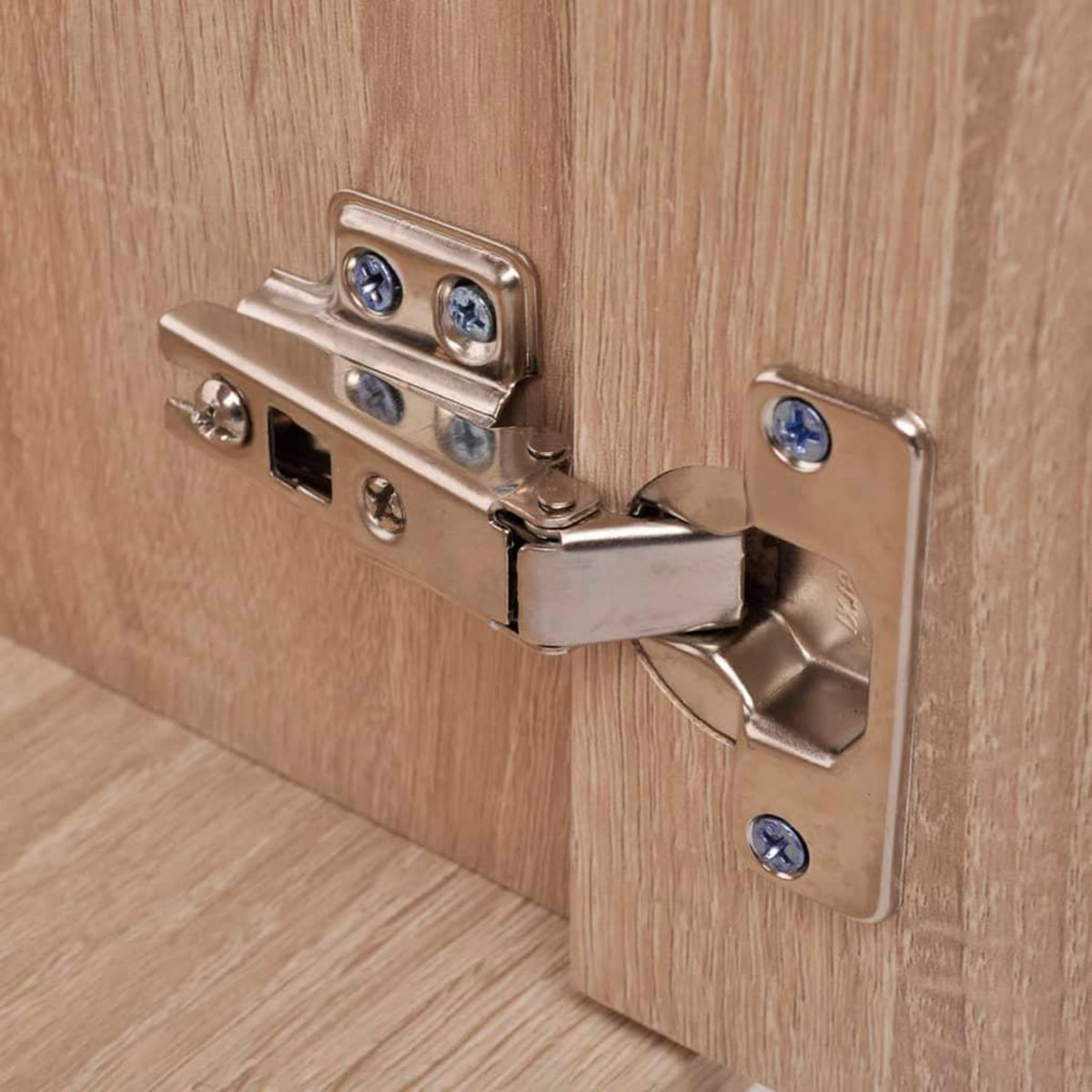 VIDAXL Meubles de salle de bains trois pieces Beige