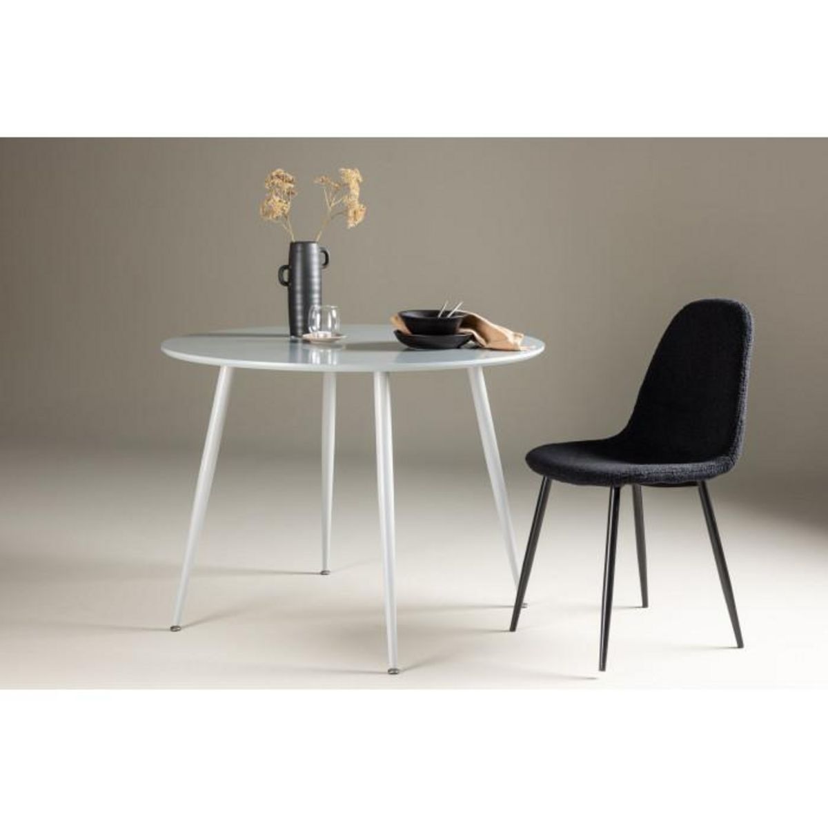 Paris Prix Table à Manger Design  Plaza  100cm Gris