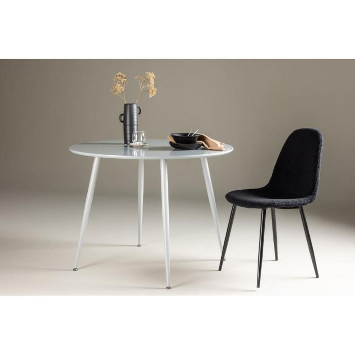 Paris Prix Table à Manger Design  Plaza  100cm Gris