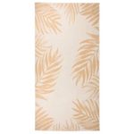 VIDAXL Tapis a tissage plat d'exterieur 100x200 cm Motif de feuille