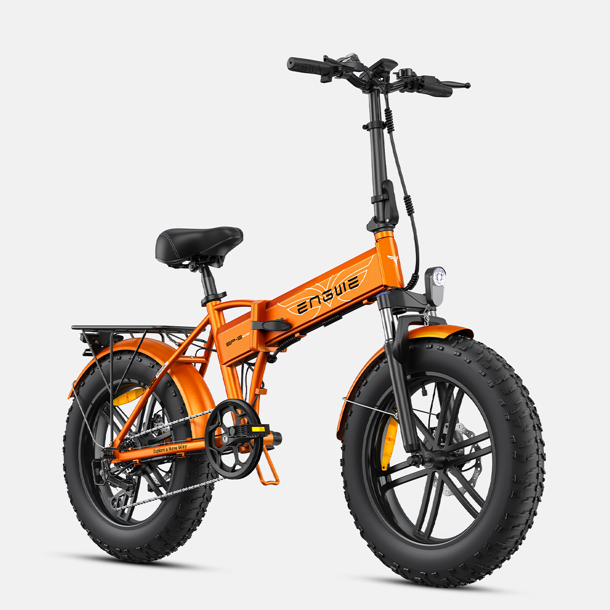 Voir la diapositive 2 : ENGWE Vélo électrique pliable ENGWE EP-2 BOOST 250W avec pneus larges 20*4.0 et autonomie de 120 km