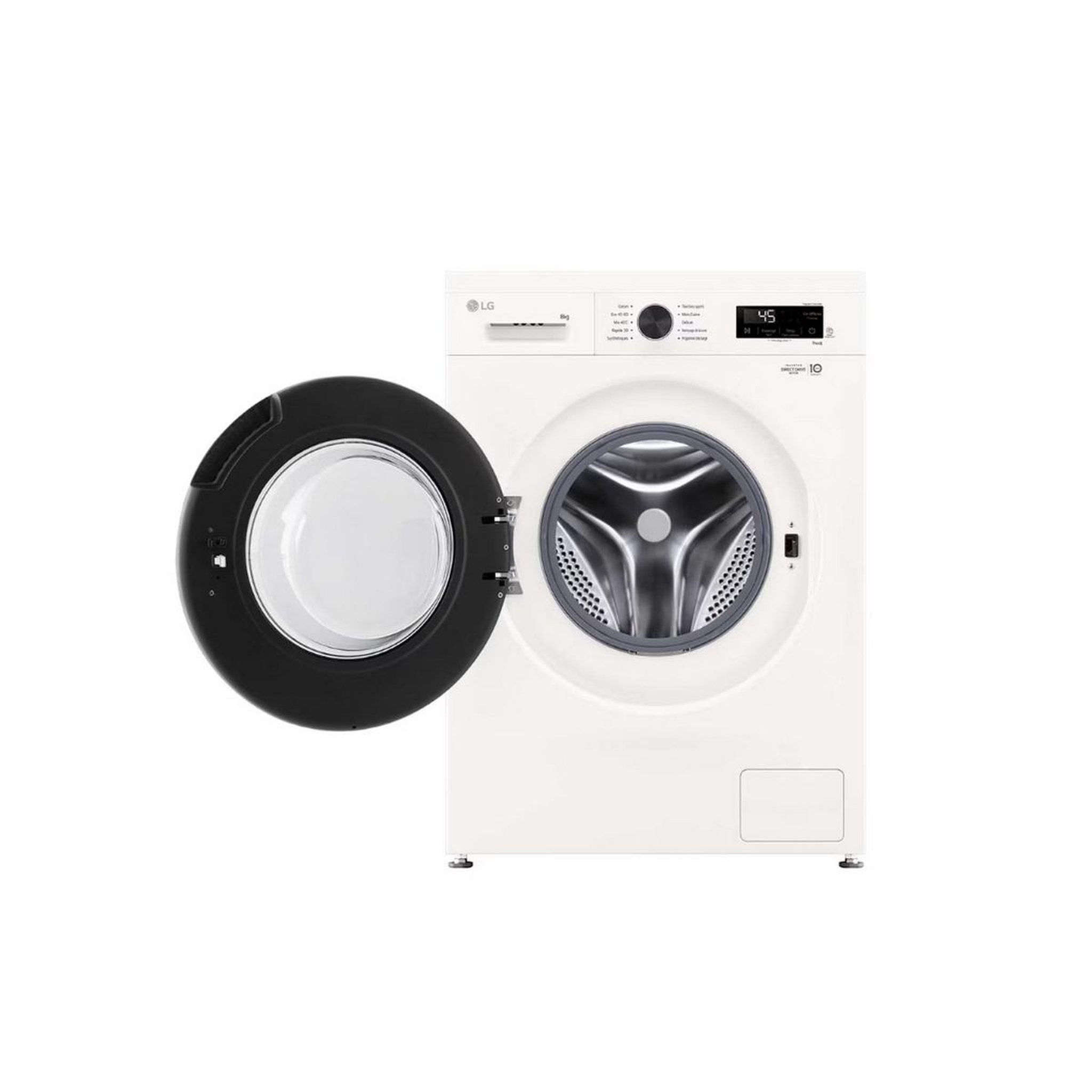 Voir la diapositive 3 : LG Lave-linge séchant 8/5kg 1400 tours/min - F854B16WHS
