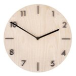 Rayher Horloge bois Ø 25 cm avec chiffres bois à monter - Modern