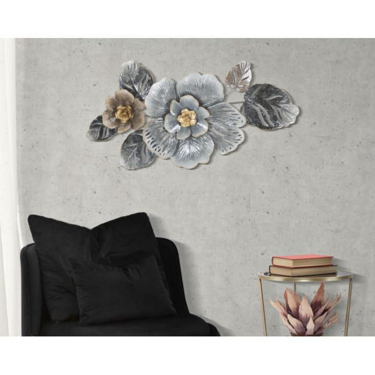 Paris Prix Décoration Murale en Métal  Greys  84cm Multicolore