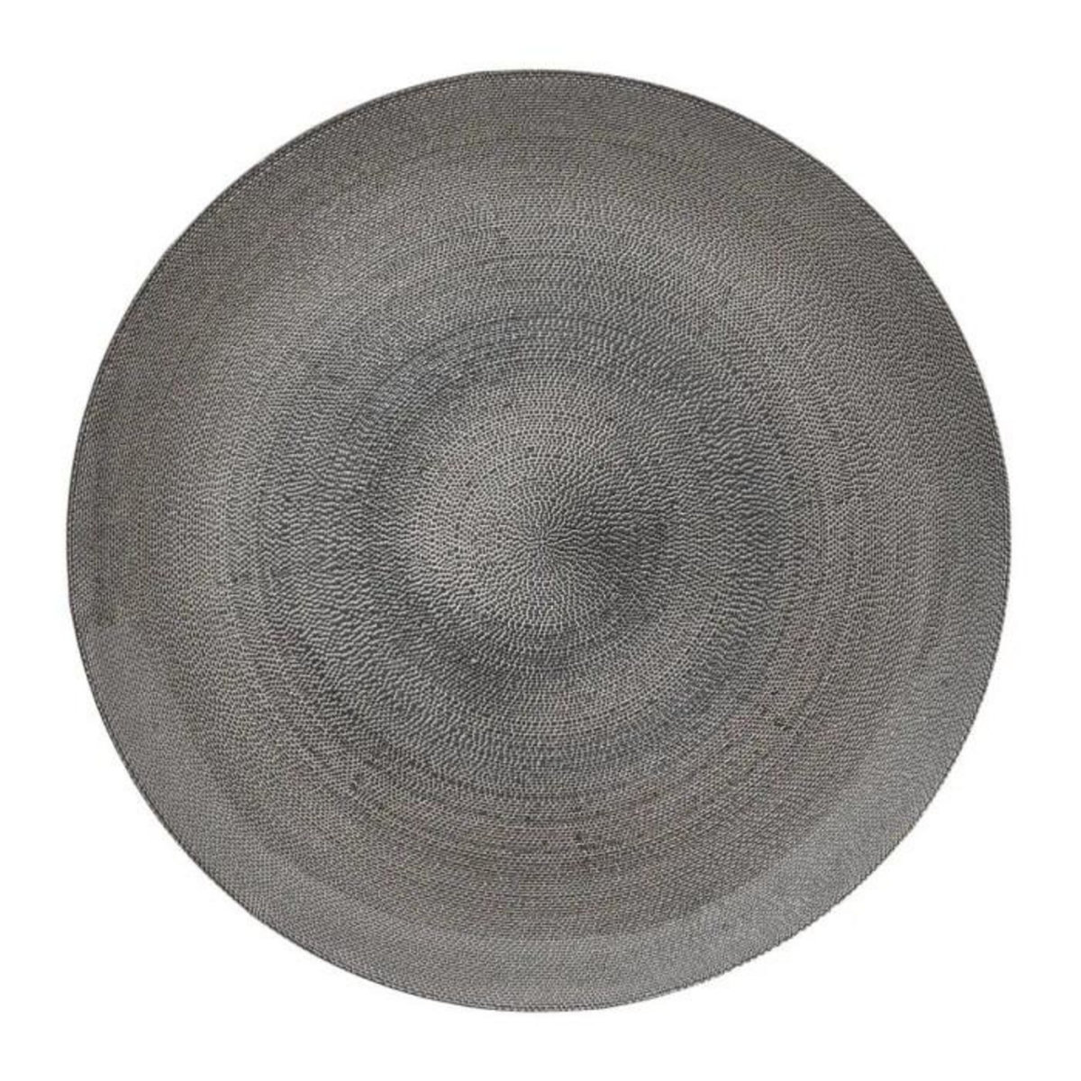 SECRET DE GOURMET Lot de 6 Assiettes de Présentation  Aurore  33cm Gris