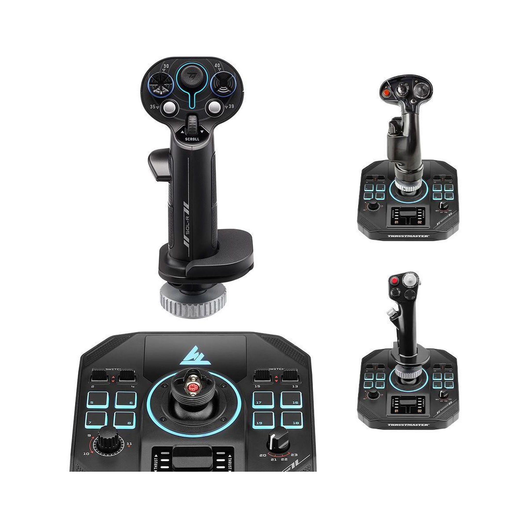 Voir la diapositive 5 : Thrustmaster Base modulaire multi-simulation - thrustmaster - technologie heart - sol-r 5 base - compatible windows 10/11 et logiciel target