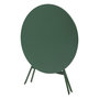 Voir la diapositive 5 : HESPERIDE Table de jardin pliante ronde 4 places GREENSBORO - Vert olive