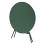 Voir la diapositive 5 : HESPERIDE Table de jardin pliante ronde 4 places GREENSBORO - Vert olive