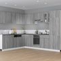 Voir la diapositive 3 : VIDAXL Armoire suspendue Sonoma gris 29,5x31x60 cm Bois d'ingenierie