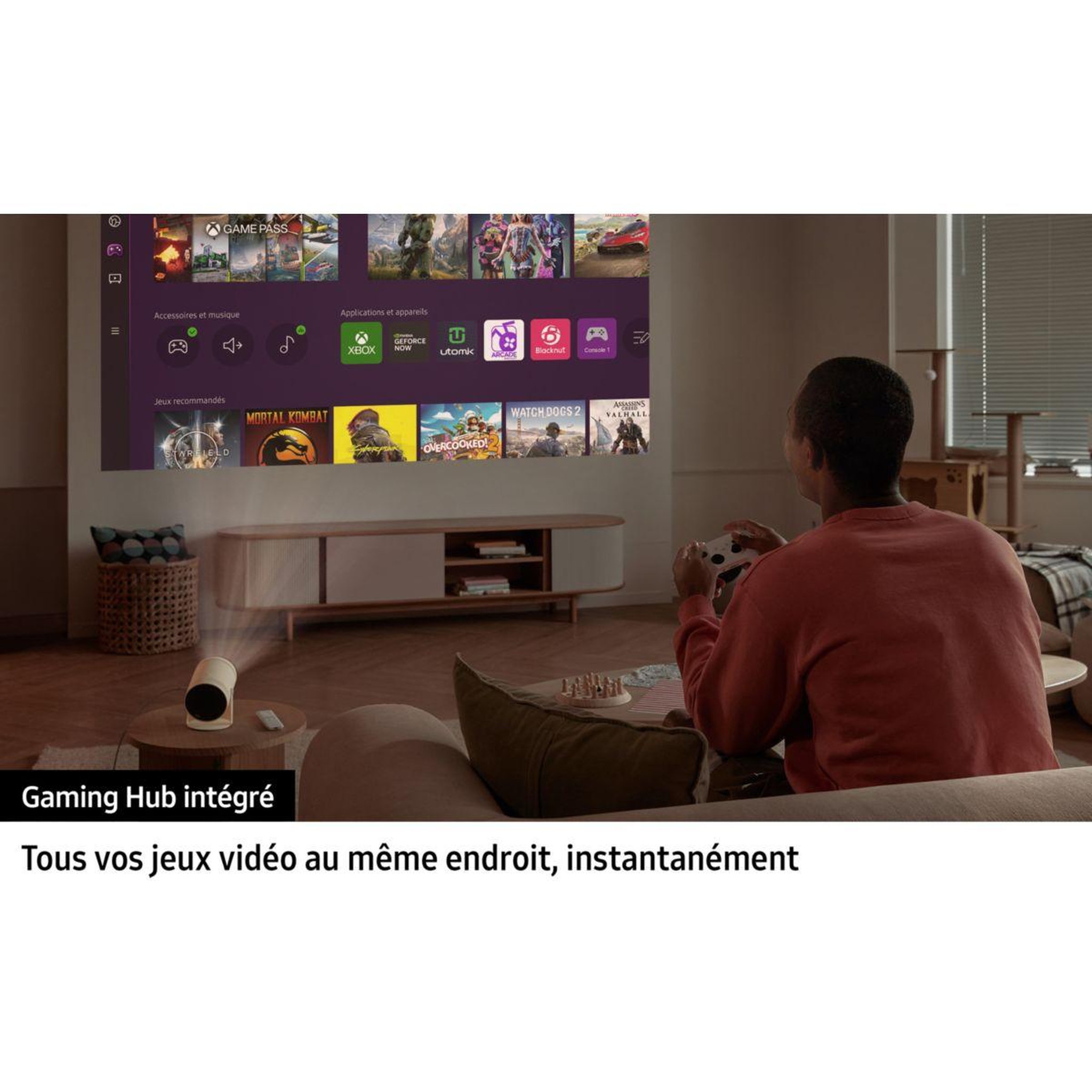 Voir la diapositive 4 : Samsung Vidéoprojecteur home cinéma the freestyle sp-lff3